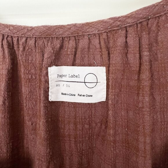 Anthropologie Layla Gauze Midi Maxi Dress Boho Coastal Oversized Peasant Tunic - Picture 7 of 14